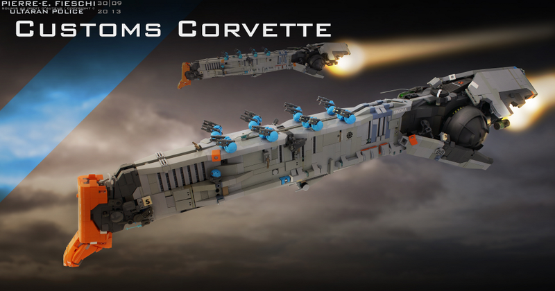 Illustration for article titled LEGO Homeworld Ships Are Works Of Art